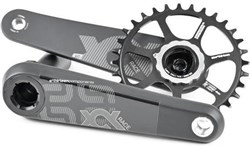 E-Thirteen XCX Race Carbon Mountain Crank with Self Extractor - No BB, No Ring - Standard Decals