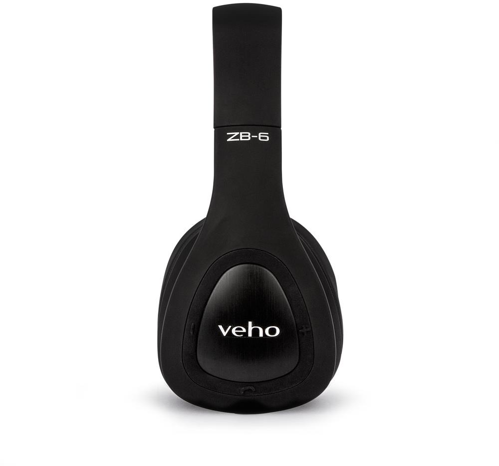 Veho ZB-6 Wireless Bluetooth Headphones with Microphone/Remote Control & Wired Option product image