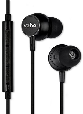 Veho Z3 Noise Isolating In-Ear Stereo Headphones with Built-in Microphone & Remote Control