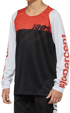 100% R-Core Youth Long Sleeve MTB Cycling Jersey