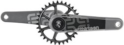 Product image for E-Thirteen TRS Race Carbon Crank with Self Extractor - No BB, No Ring - Standard Decals