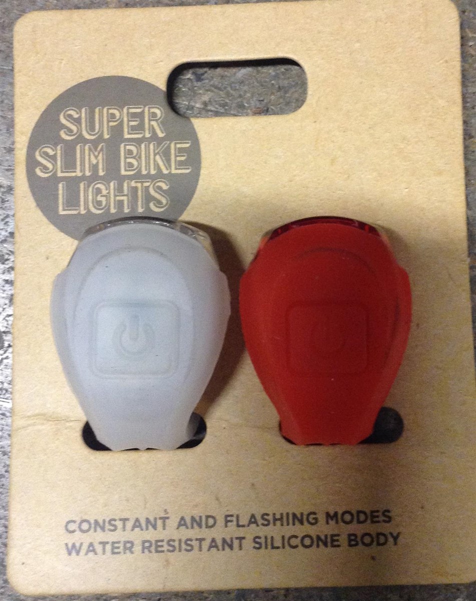 Tredz Super Slim Bike Light Set product image