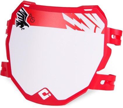 ODI Stickers - DH Number Plate - Red Colour: Red
