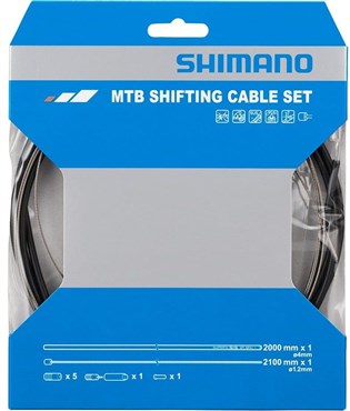 Shimano MTB gear cable set for rear only