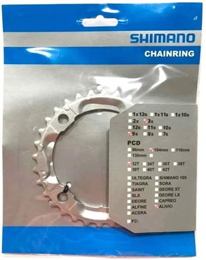 Shimano FC-M430-8 chainring and protector