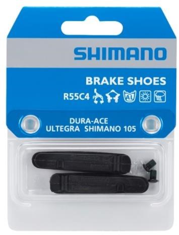 Shimano BR-9000 R55C4 Cartridge-Type Brake Inserts and Fixing Bolts Pair product image