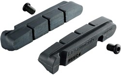 Product image for Shimano R55C4-1 brake shoes inserts and fixing bolts