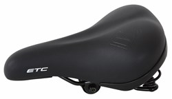 ETC Cruiser Wide Sprung Coil Gel Saddle