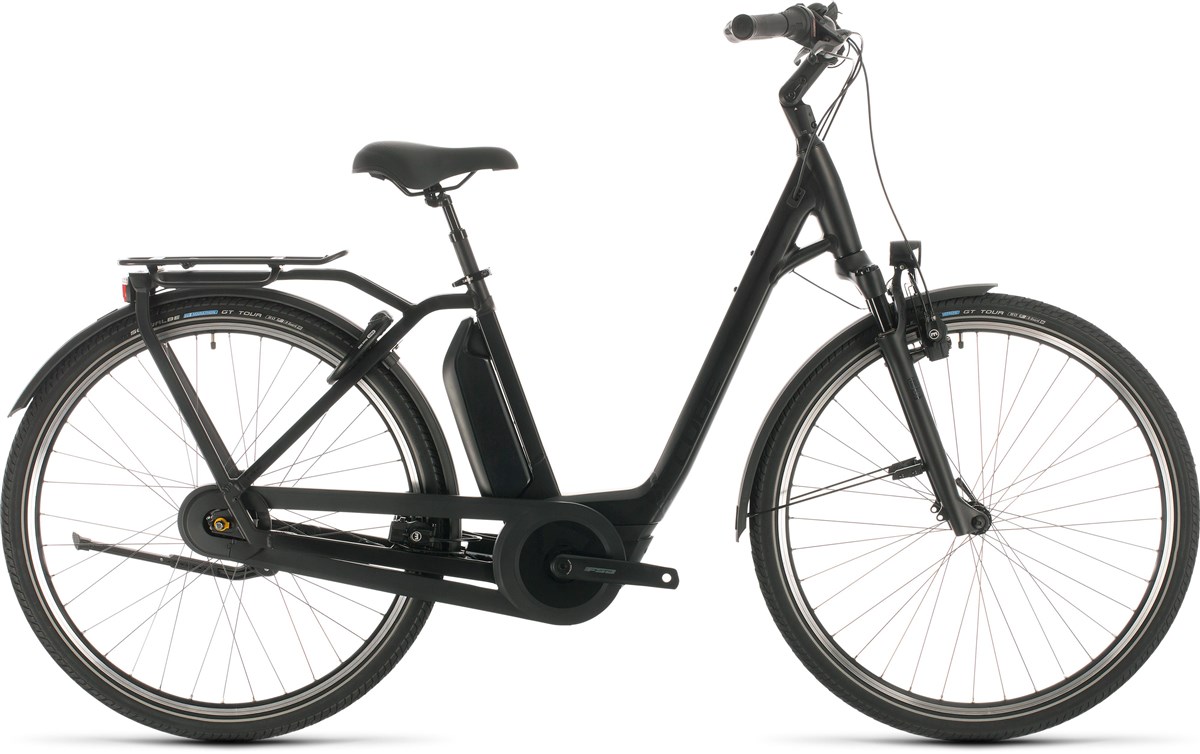 Cube Export Town Hybrid EXC Easy Entry 500 Black Edition 2021 - Electric Hybrid Bike product image