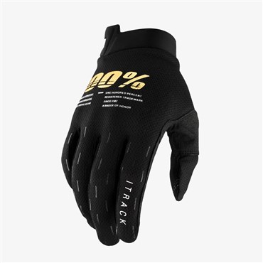 100% Itrack Youth Long Finger MTB Cycling Gloves