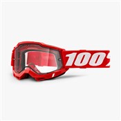 Product image for 100% Accuri 2 Enduro MTB Clear Vented Lens Goggles