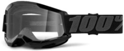 100% Strata 2 Clear Lens Goggles