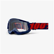 100% Strata 2 MTB Cycling Goggles - Clear Lens