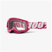 100% Strata 2 Clear Lens Goggles