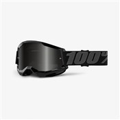 100% Strata 2 Sand MTB Cycling Goggles - Smoke Lens