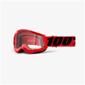 100% Strata 2 Youth Clear Lens Goggles