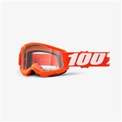 100% Strata 2 Youth Clear Lens Goggles