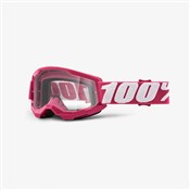 100% Strata 2 Youth Clear Lens Goggles