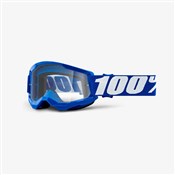 100% Strata 2 Youth Clear Lens Goggles