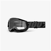 100% Strata 2 Youth Clear Lens Goggles
