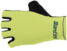 Santini Istino Long Cuff Mitts / Short Finger Cycling Gloves