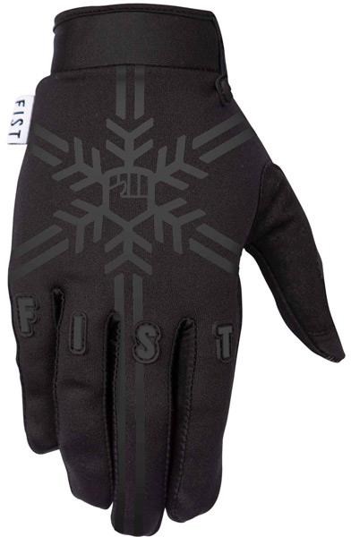 Fist Handwear Frosty Fingers Black Snowflake Long Finger Cycling Gloves product image