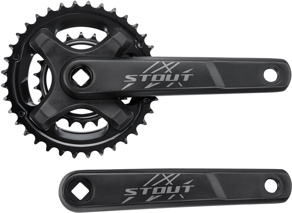 stout 2x forged alloy crankset