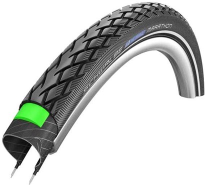 Schwalbe Marathon Reflective GreenGuard Wired 28" E-Bike Tyre