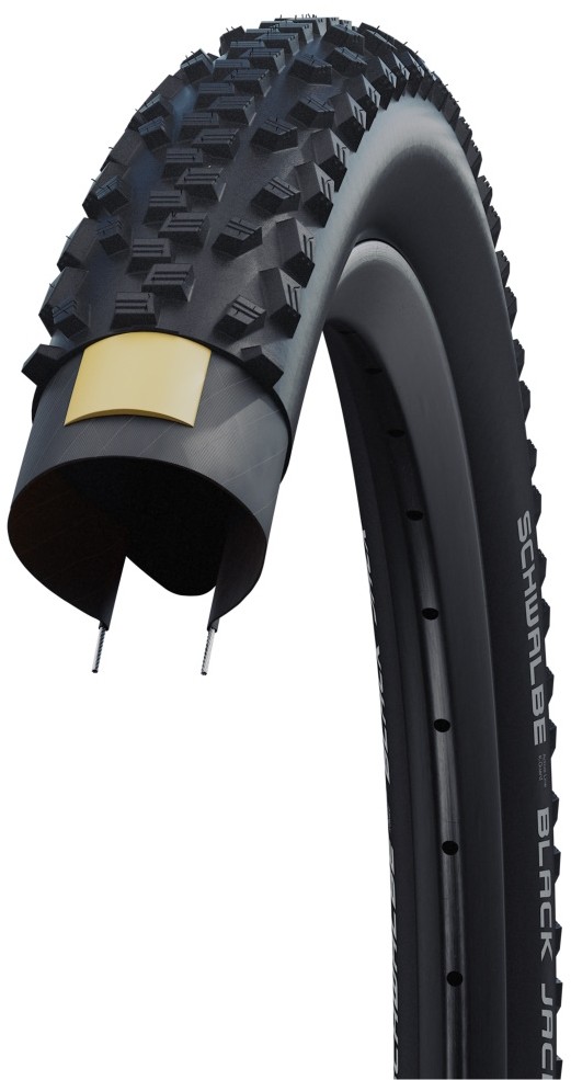 Black Jack K-Guard Black N Roll Compound Wired 12" Tyre image 2