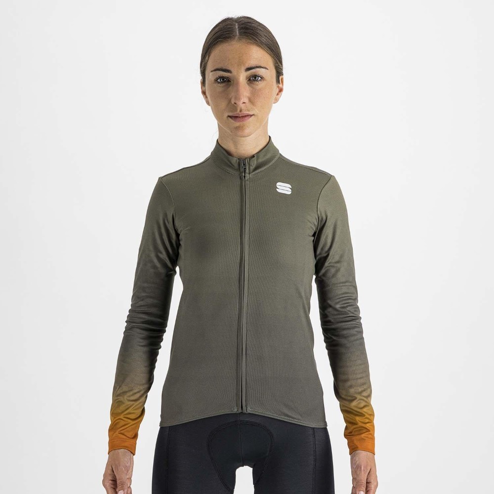 Rocket Womens Thermal Long Sleeve Cycling Jersey image 0