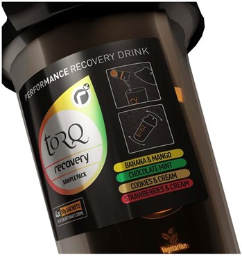 Torq Recovery Mixer Bottle with Pack of 4 Mixed Flavours