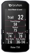 Bryton Rider 750T GPS Cycle Computer with ANT+/BLE HRM / Cadence / Speed Sensor