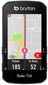 Bryton Rider 750T GPS Cycle Computer with ANT+/BLE HRM / Cadence / Speed Sensor
