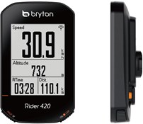 Bryton Rider 420H GPS Cycle Computer with ANT+/BLE Heart Rate Monitor