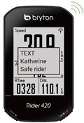 Bryton Rider 420H GPS Cycle Computer with ANT+/BLE Heart Rate Monitor