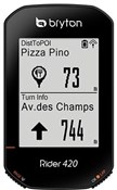 Bryton Rider 420H GPS Cycle Computer with ANT+/BLE Heart Rate Monitor