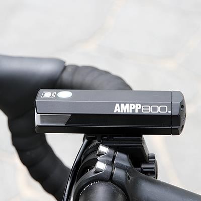 AMPP 800 USB Rechargeable Front Bike Light with Helmet Mount Kit image 2