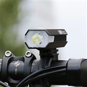 Cateye AMPP 800 USB Rechargeable Front Bike Light with Helmet Mount Kit
