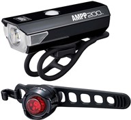 Cateye AMPP 200 & ORB RC Bike Light Set