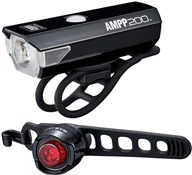Product image for Cateye AMPP 200 & ORB RC Bike Light Set