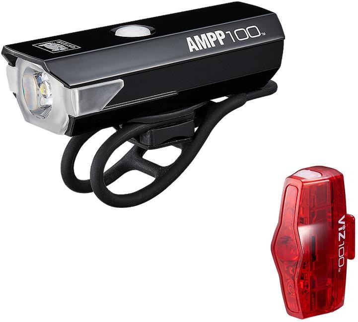 AMPP 100 & ViZ 100 Bike Light Set image 0