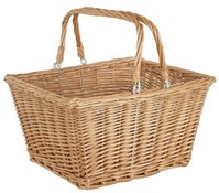 ETC Square Wicker Basket With QR