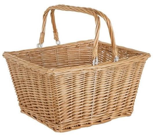 ETC Square Wicker Basket With QR product image
