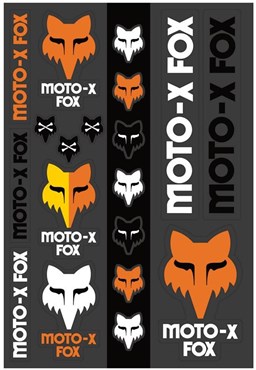 Fox Clothing Heritage Track Sticker Pack