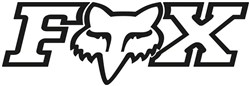 Fox Clothing F-Head-X TDC 28" Sticker