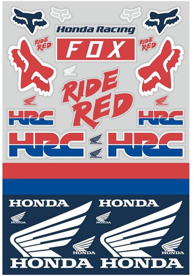 Honda Track Sticker Pack image 0