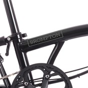 Brompton Electric C Line Explore - Mid Bar -  Gloss Black 2022 - Folding Bike