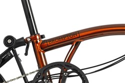 Brompton C Line Black Edition Explore - Mid Bar - Flame Lacquer 2022 - Folding Bike