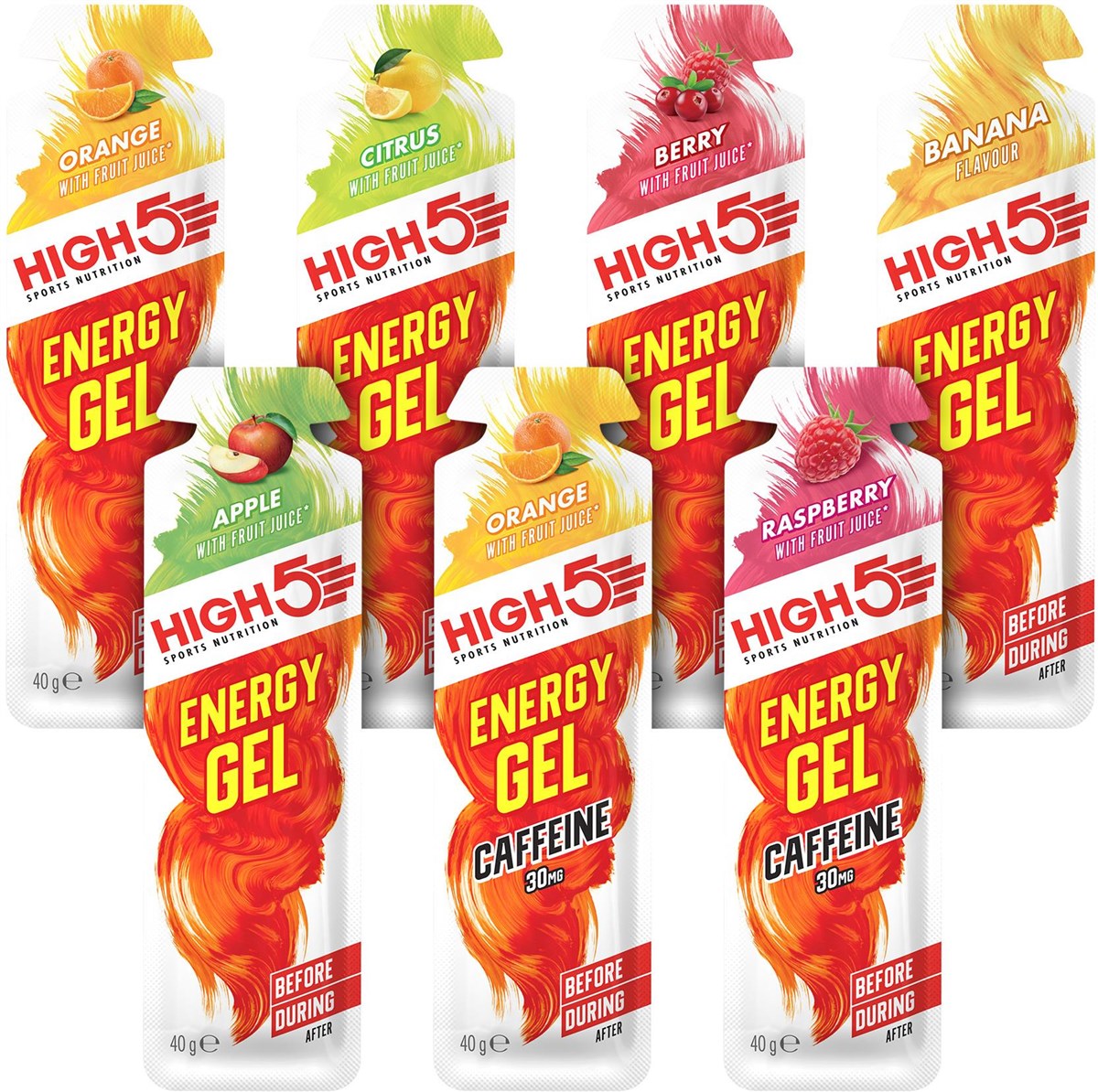 High5 Energy Gel Mixed Pack 20 x 40g Sachet product image