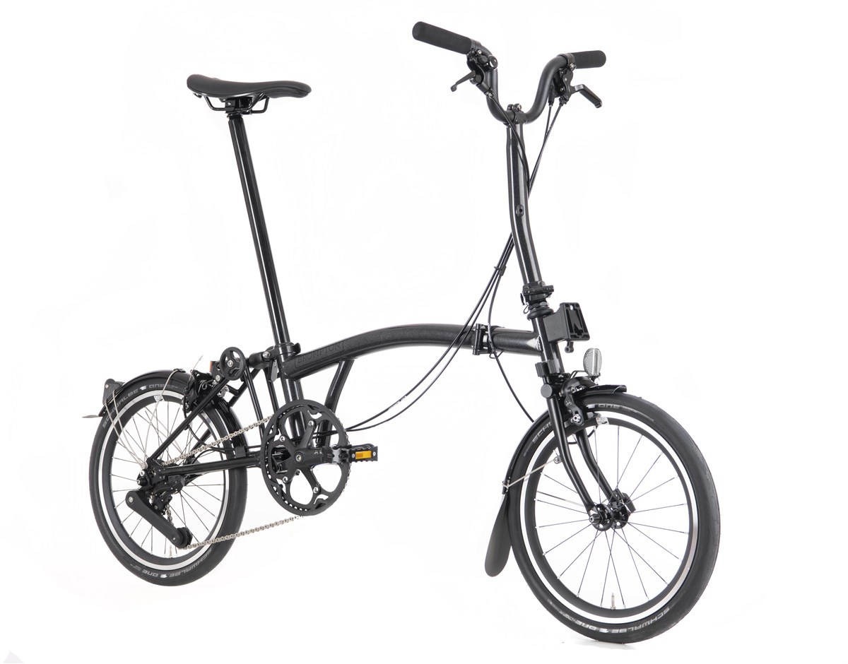 Brompton P Line Urban - Mid Bar - Midnight Black 2022 - Folding Bike product image